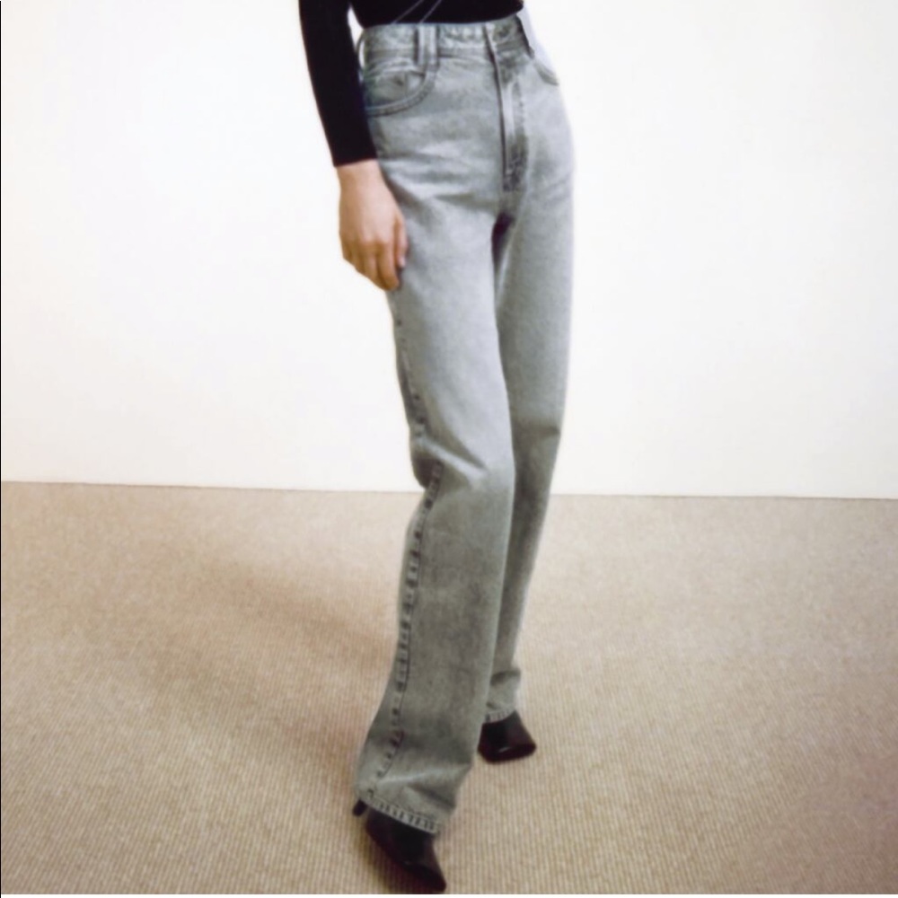 Zara Premium 90’s Full Length Straight Jean